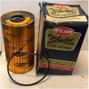 Oljefilter Sludge slamfilter 16x9cm Chevrolet 265, 283 1956-57, WIZARD R-5823