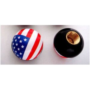 Ventilhattar USA American flagga (Set of 2) till cykel , moped , mc ,motorcykel