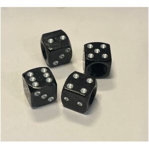Ventilhattar svarta tärningar (Set of 4)