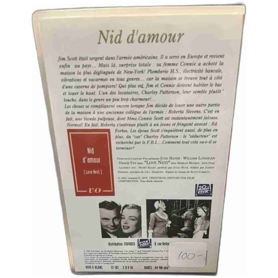 Nid dámour - Love nest - Marilyn Monroe