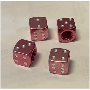 Ventilhattar rosa tärningar (Set of 4)