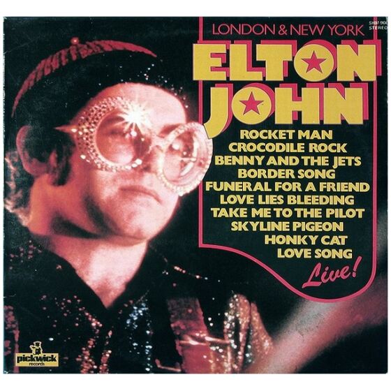 Elton John - London & New York (LP, Album, RE)