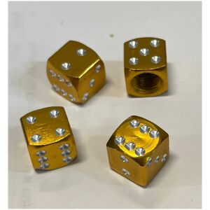 Ventilhattar gyllene tärningar (Set of 4)