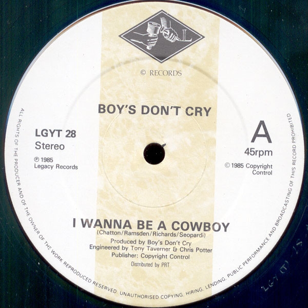 Boys Dont Cry* - I Wanna Be A Cowboy (LP)