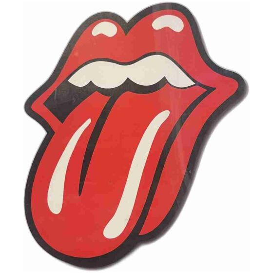 Lips and Tounge Rolling Stones logo dekal 15x13 cm