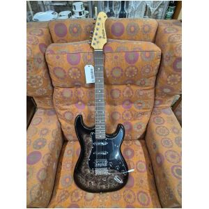 Harley Benton ST70 Black Paisley NEW