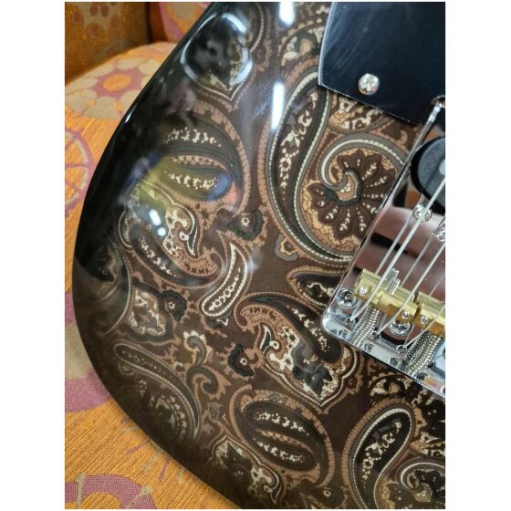 Harley Benton TE70 Black Paisley NEW
