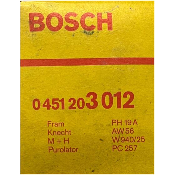 Oljefilter 3/4-16" UNF Höjd 149mm Dia 93mm Audi VW Volvo mfl Bosch 0451203012