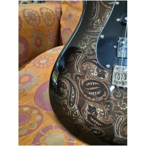 Harley Benton ST70 Black Paisley NEW