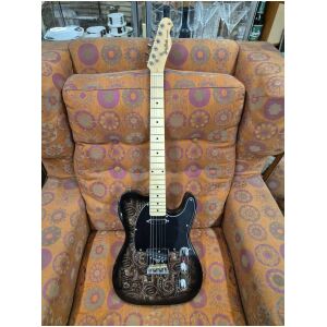 Harley Benton TE70 Black Paisley NEW