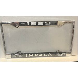 Nummerplåtsram kromad metall For 1969 Chevy Impala