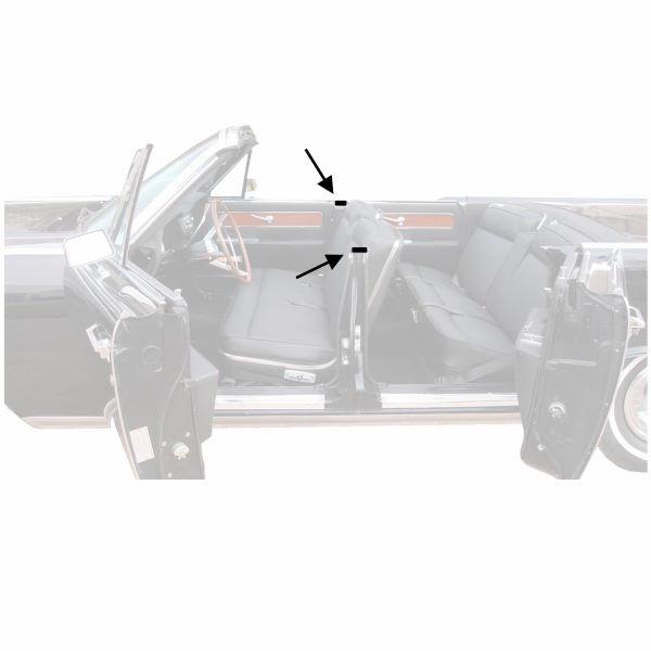 Door Filler Caps 1961-63 4dr cab Lincoln