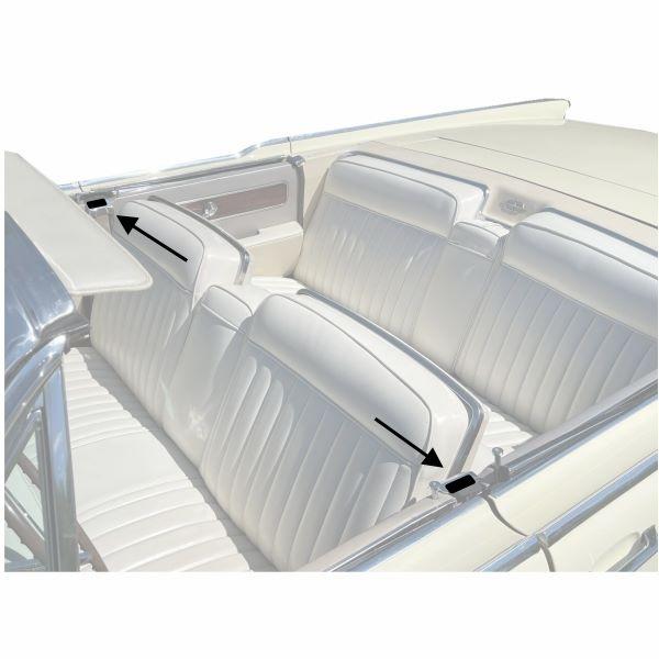 Door Filler Caps 1961-63 4dr cab Lincoln