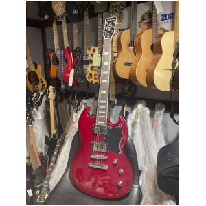 Harley Benton DC Custom Cherry