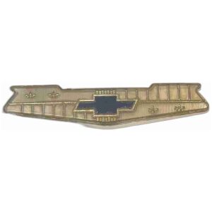 Grillemblem plastdelen Chevrolet Bel Air 1957 GM begagnad