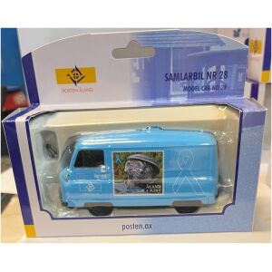 Ålands Posten bil nr 28 Morris Commercial van J2 1956 skala 1:43 Lledo/Corgi
