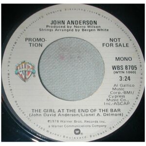 John Anderson (3) - The Girl At The End Of The Bar (7, Single, Promo)