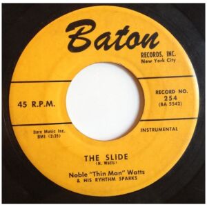 Noble Thin Man Watts & His Rhythm Sparks - The Slide / Shakin (7)