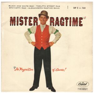 Mr. Ragtime Joe Fingers Carr* - Black And White Rag (7, EP)