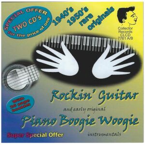 Various - Rockin Guitar And Early Original Piano Boogie Woogie Instrumentals (2xCD, Comp)>