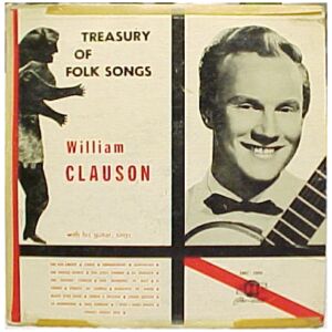 William Clauson - Treasury Of Folk Songs (LP)