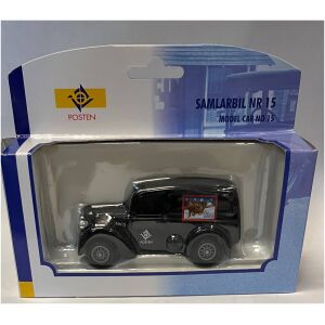 Ålands Posten bil nr 15 2006 Morris Z van 1952 skala 1:43 Lledo / Corgi