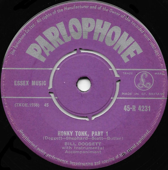 Bill Doggett - Honky Tonk (7, Single, RP, Sil)