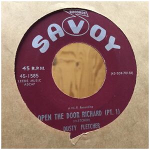 Dusty Fletcher - Open The Door Richard (7, Single, RE)