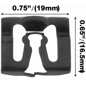 CLIPS RUTLIST 25x21mm GM 1964- och nyare