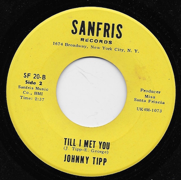 Johnny Tipp - Your Cheatin Heart (7, Single)