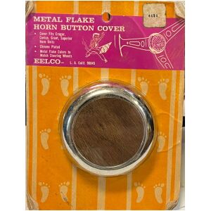 Tutknapp signalkåpa krom & teakfinish passar Cragar, Grant mfl