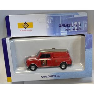 Ålands Posten bil nr 31 Austin Minivan 1965 skala 1:40 Lledo/Corgi