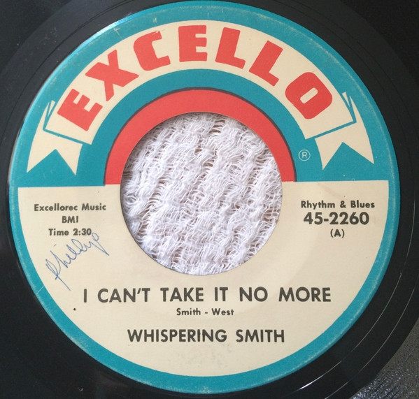 Whispering Smith - I Cant Take It No More / Baby Youre Mine (7)