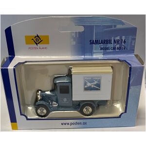 Ålands Posten bil nr 16 2007 Chevrolet Box van 1928 skala 1:54 Lledo / Corgi