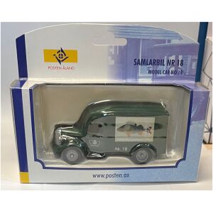 Ålands Posten bil nr 18 2008 30cwt Delivery van 1950 skala 1:50 Lledo / Corgi