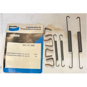 Tillbehörssats bromsbackar Opel Kadett Vauxhall Astra 1979