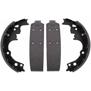 BROMSBACKAR 11" x 2-3/4" r bla Chevrolet Fullsize 1959-70, Pontiac 59-62 fram