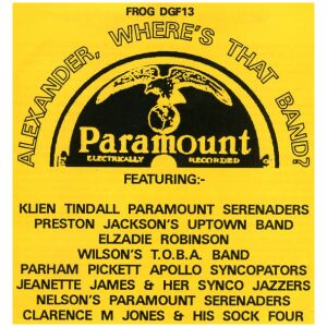 Various - Alexander, Wheres That Band? -- Paramount Recordings, Chicago 1926-28 (CD, Comp, RM)>
