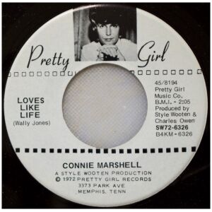 Connie Marshell - Loves Like Life (7, Single)