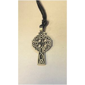 Keltiskt kors med läderrem