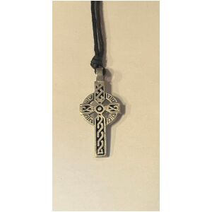 Keltiskt kors med läderrem