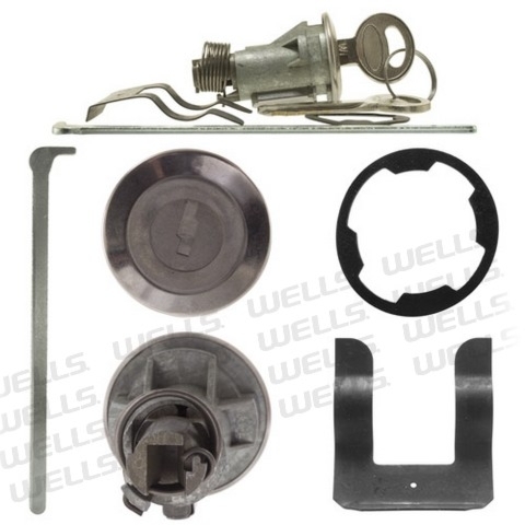 Låscylinder baklucka Ford 64-88, GM 65-67, Mopar 65-67, Standard Motors TL104