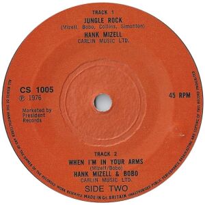 Hank Mizell - Jungle Rock (7, Single, RE)