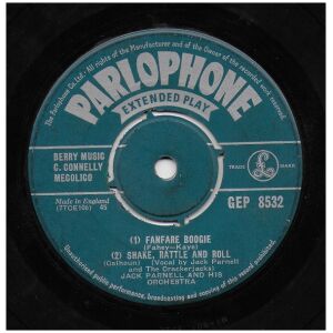Jack Parnell And His Orchestra*, The Crackerjacks (3) - Fanfare Boogie (7, EP)