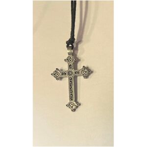 Keltiskt kors med läderrem