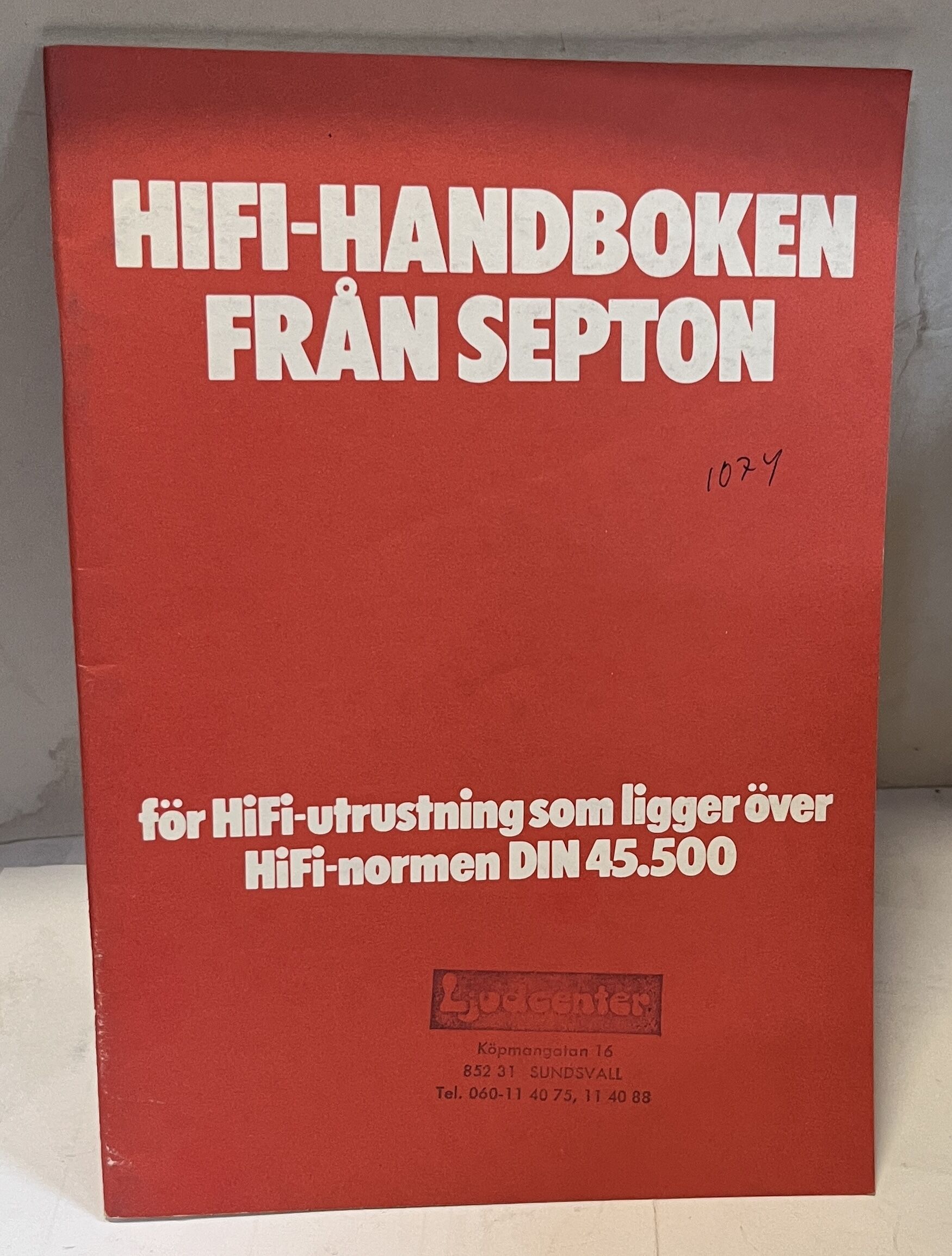 Hifi-handboken från Septon 1974-1975 Sansui / JBL