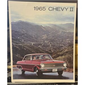 Original Chevrolet Chevy II / Nova Försäljningsbroschyr 1965 – Äkta Automobilia