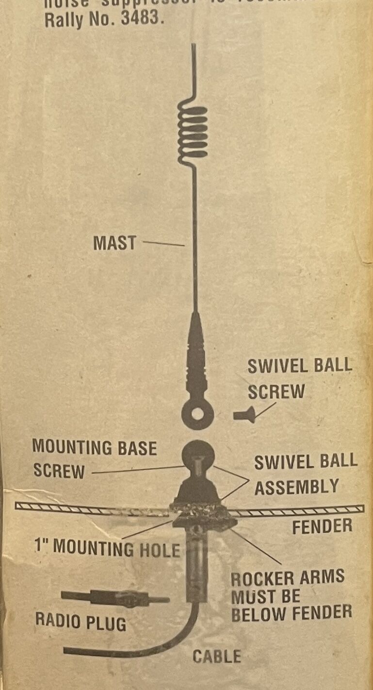 Klassisk universal radioantenn i guldfinish “Cellular Style” - Bild 2