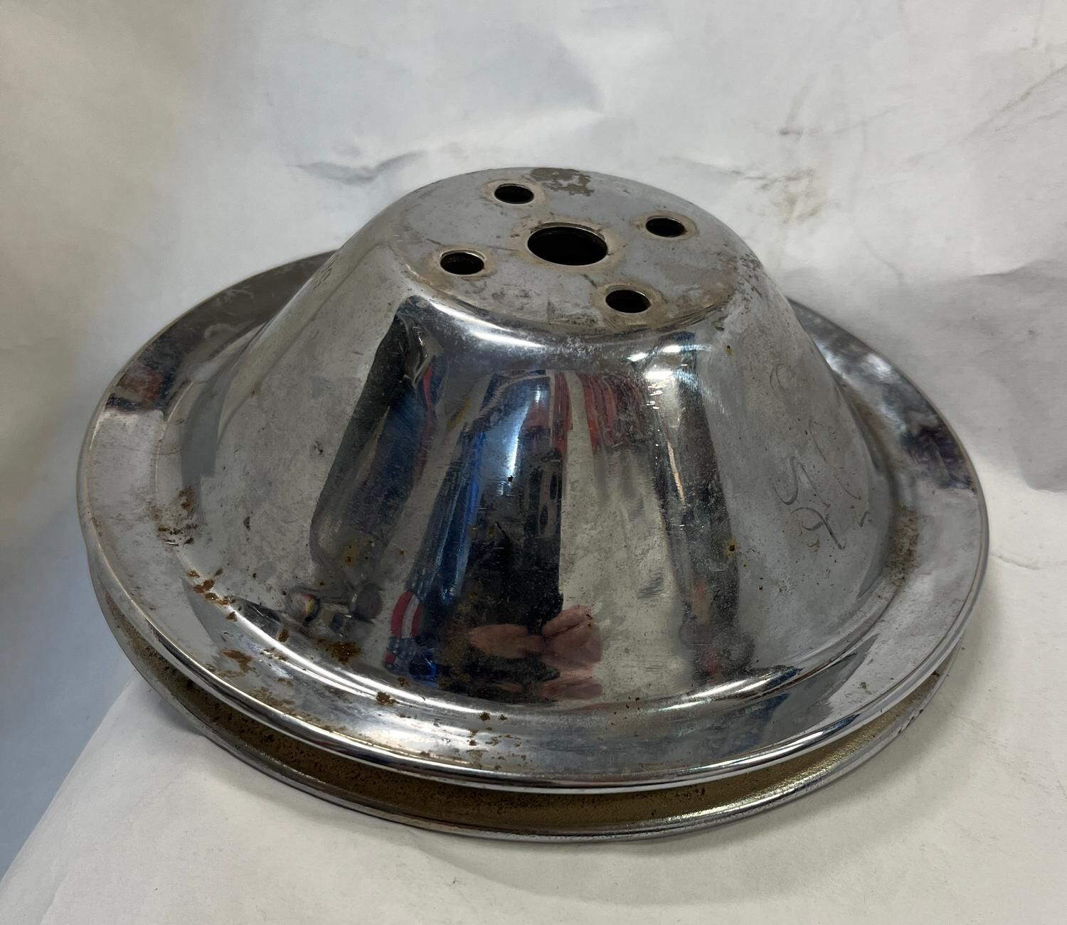 Remskiva 1-spår 303-394cui Oldsmobile 1952-62, GM 561421