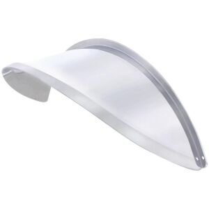 Chrome Visor With Rise Lip For 7" Headlight motorcyklar mc 1-styck